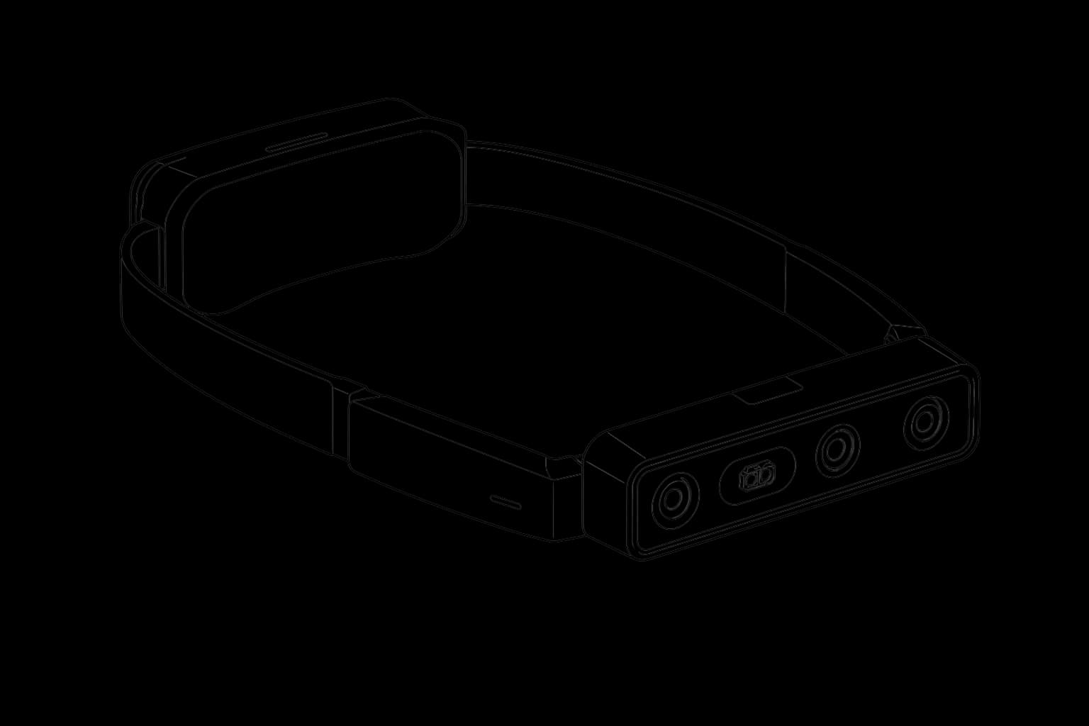 Headset form factor — line illustration